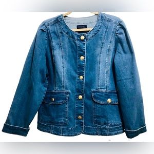 Denim Jacket Charter Club Sz XL